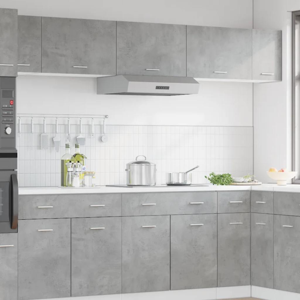 vidaXL Hängeschrank Lyon Betongrau 60x31x40 cm Holzwerkstoff
