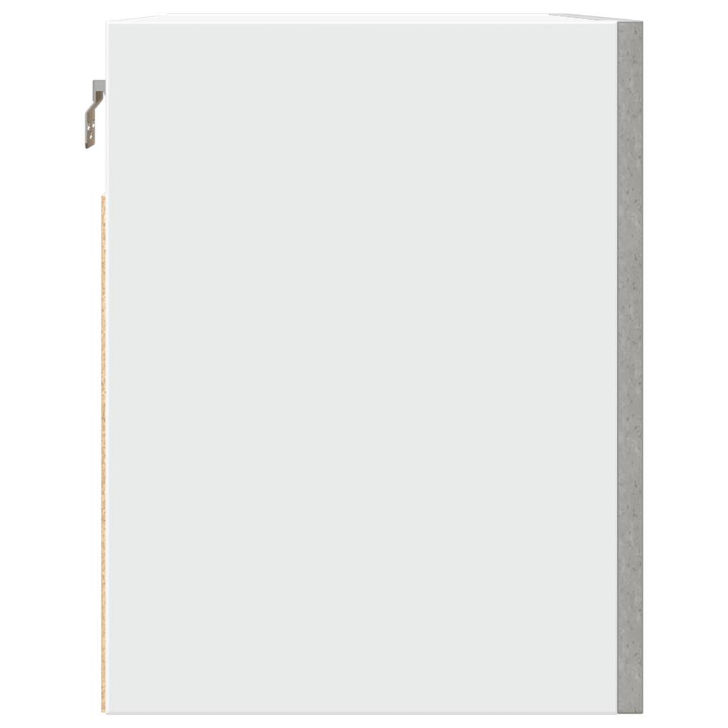 vidaXL Hängeschrank Lyon Betongrau 60x31x40 cm Holzwerkstoff