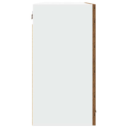 vidaXL Hängeglasschrank Lyon Altholz-Optik 80x31x60 cm Holzwerkstoff