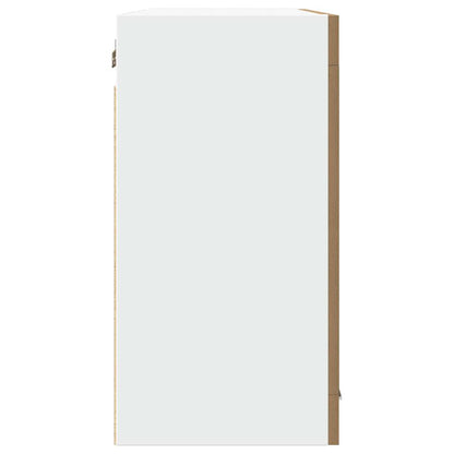 vidaXL Hängeglasschrank Lyon Artisan-Eiche 80x31x60 cm Holzwerkstoff