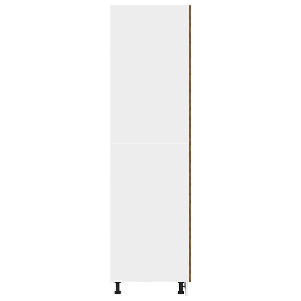 vidaXL Kühlumbauschrank Lyon Altholz-Optik 60x57x207 cm Holzwerkstoff