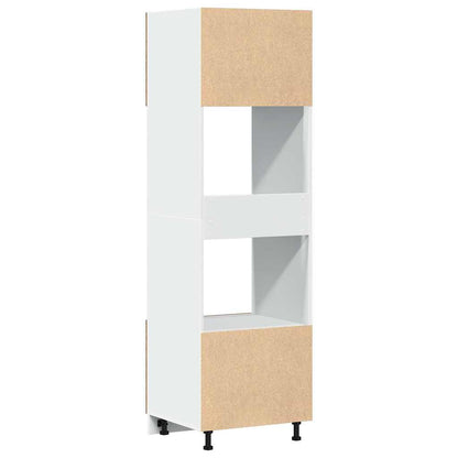 vidaXL Mikrowellenschrank Lyon Altholz-Optik 60x57x207 cm Holzwerkstoff