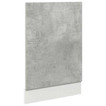 vidaXL Geschirrspülerblende Lyon Betongrau 45x3x67 cm