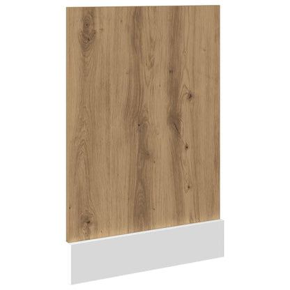 vidaXL Geschirrspülerblende Lyon Artisan-Eiche 45x3x67 cm Holzwerkstoff