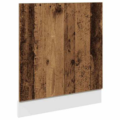 vidaXL Geschirrspülerblende Altholz-Optik 60x1,5x67 cm Holzwerkstoff