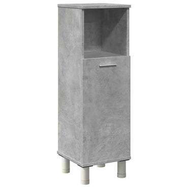 vidaXL Badezimmerschrank Betongrau 30x30x95 cm Holzwerkstoff