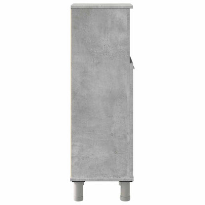 vidaXL Badezimmerschrank Betongrau 30x30x95 cm Holzwerkstoff