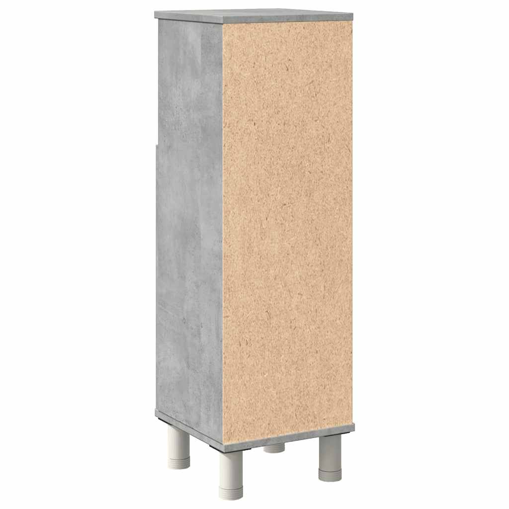 vidaXL Badezimmerschrank Betongrau 30x30x95 cm Holzwerkstoff