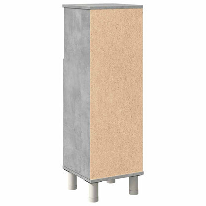 vidaXL Badezimmerschrank Betongrau 30x30x95 cm Holzwerkstoff