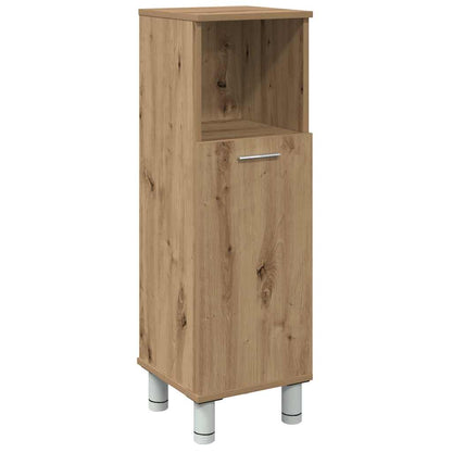 vidaXL Meuble de salle de bain chêne artisan 30x30x95 cm bois d'ingénierie