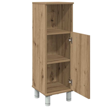 vidaXL Meuble de salle de bain chêne artisan 30x30x95 cm bois d'ingénierie