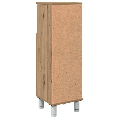 vidaXL Meuble de salle de bain chêne artisan 30x30x95 cm bois d'ingénierie