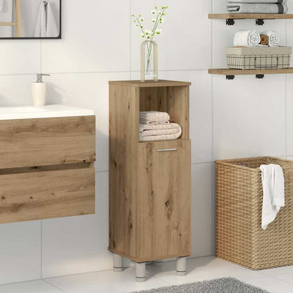 vidaXL Meuble de salle de bain chêne artisan 30x30x95 cm bois d'ingénierie
