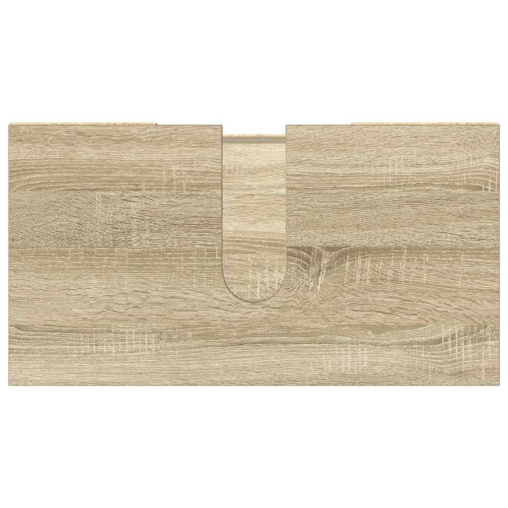 vidaXL Badezimmerschrank Sonoma-Eiche 60x32x53,5 cm Holzwerkstoff