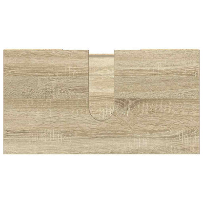 vidaXL Badezimmerschrank Sonoma-Eiche 60x32x53,5 cm Holzwerkstoff