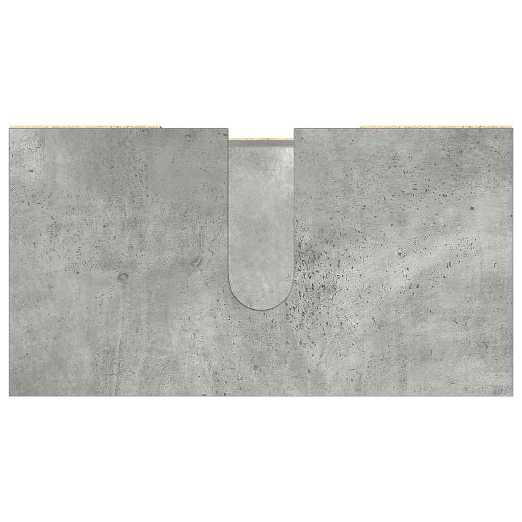 vidaXL Badezimmerschrank Betongrau 60x32x53,5 cm Holzwerkstoff