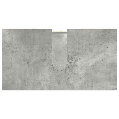vidaXL Badezimmerschrank Betongrau 60x32x53,5 cm Holzwerkstoff