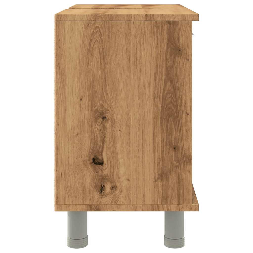 vidaXL Badschrank Artisan-Eiche 60x32x53,5 cm Holzwerkstoff