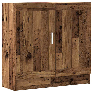 vidaXL Bibliothèque aspect bois de récupération 82,5x30,5x80 cm Bois d'ingénierie
