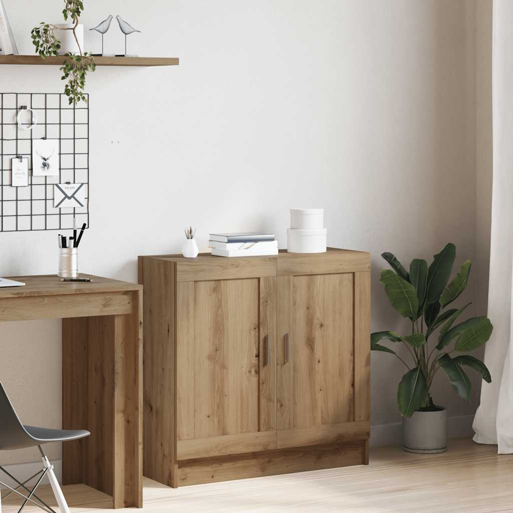 vidaXL Bücherschrank Artisan-Eiche 82,5x30,5x80 cm Holzwerkstoff