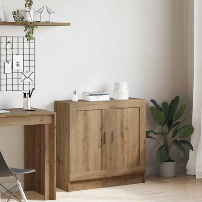 vidaXL Bücherschrank Artisan-Eiche 82,5x30,5x80 cm Holzwerkstoff