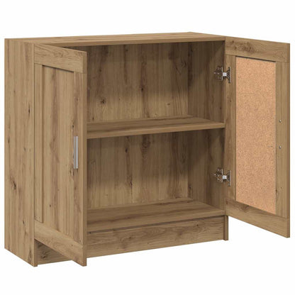 vidaXL Bücherschrank Artisan-Eiche 82,5x30,5x80 cm Holzwerkstoff