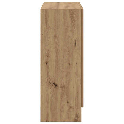 vidaXL Bücherschrank Artisan-Eiche 82,5x30,5x80 cm Holzwerkstoff