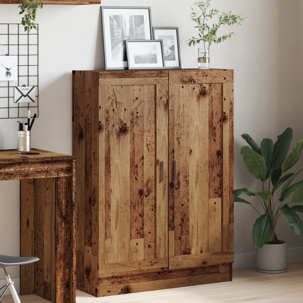 vidaXL Bücherschrank Altholz-Optik 82,5x30,5x115 cm Holzwerkstoff