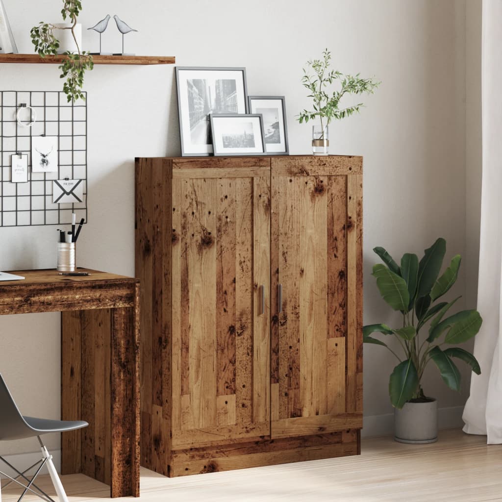 vidaXL Bücherschrank Altholz-Optik 82,5x30,5x115 cm Holzwerkstoff