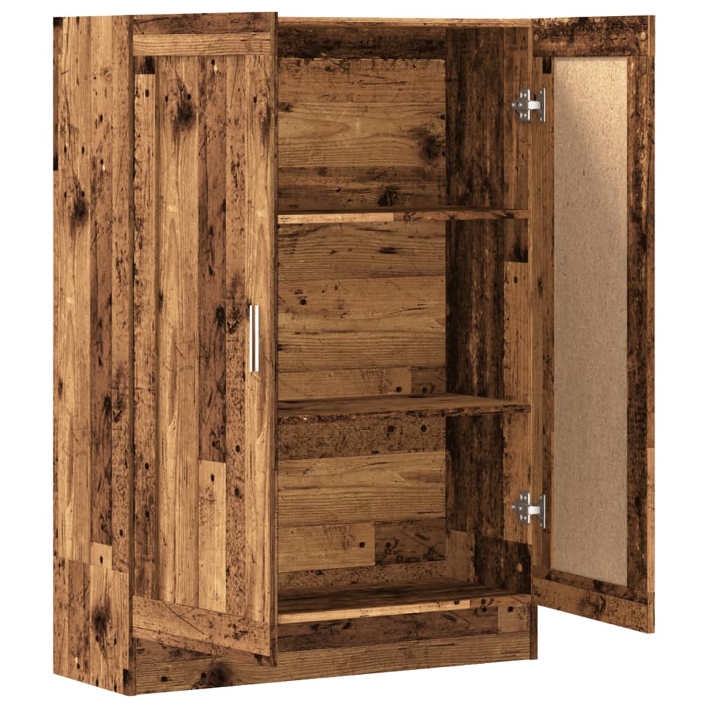 vidaXL Bücherschrank Altholz-Optik 82,5x30,5x115 cm Holzwerkstoff