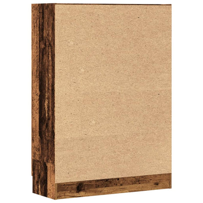 vidaXL Bücherschrank Altholz-Optik 82,5x30,5x115 cm Holzwerkstoff