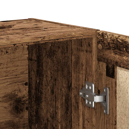 vidaXL Bücherschrank Altholz-Optik 82,5x30,5x115 cm Holzwerkstoff