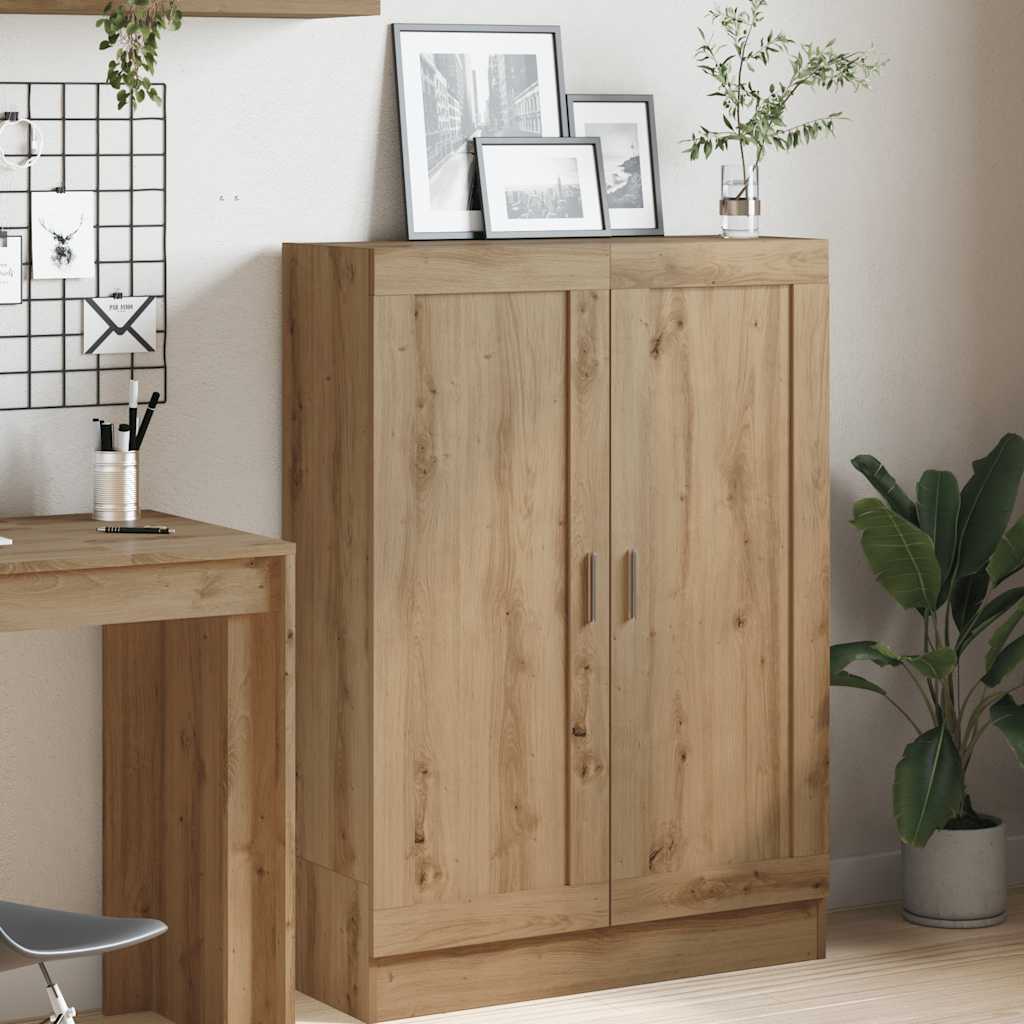 vidaXL Bibliothèque Chêne artisan 82,5x30,5x115 cm Bois d'ingénierie