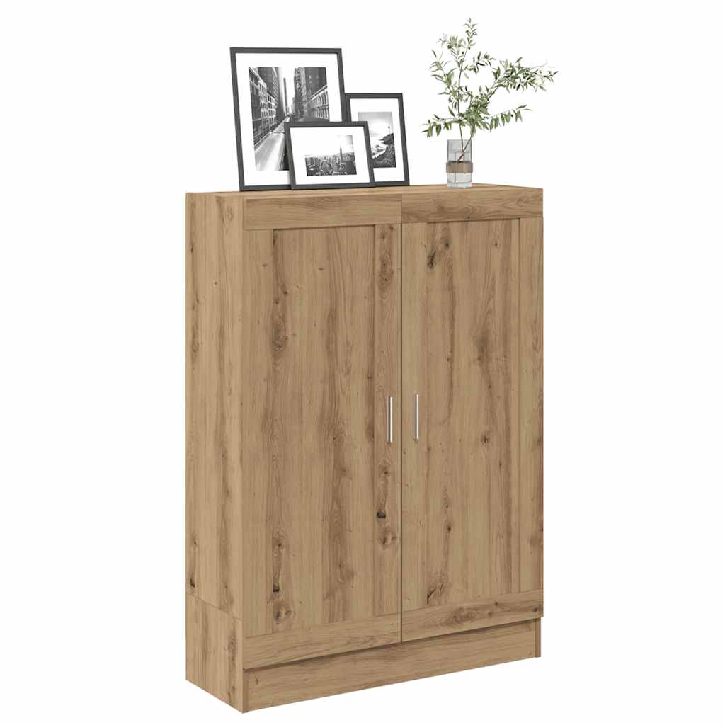 vidaXL Bibliothèque Chêne artisan 82,5x30,5x115 cm Bois d'ingénierie