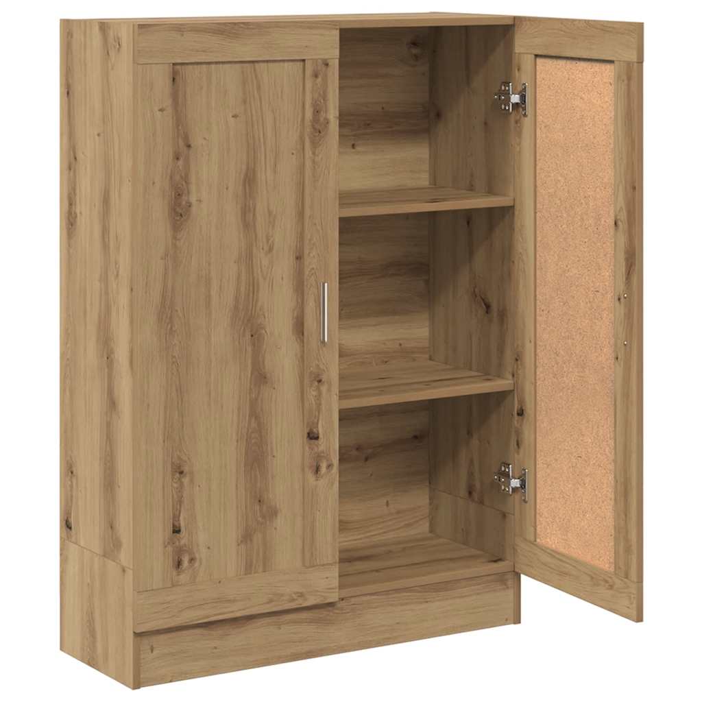 vidaXL Bibliothèque Chêne artisan 82,5x30,5x115 cm Bois d'ingénierie