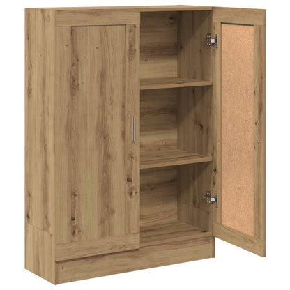 vidaXL Bibliothèque Chêne artisan 82,5x30,5x115 cm Bois d'ingénierie