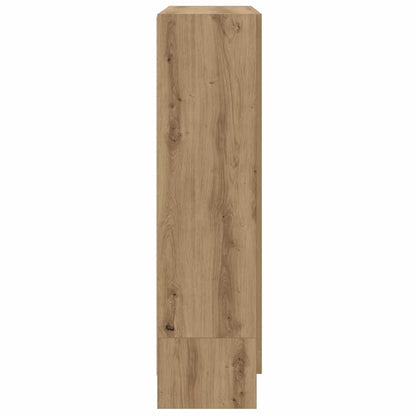 vidaXL Bibliothèque Chêne artisan 82,5x30,5x115 cm Bois d'ingénierie