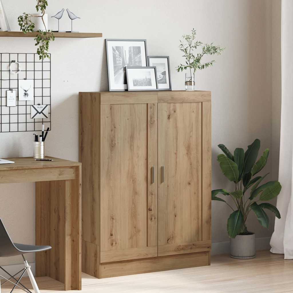 vidaXL Bibliothèque Chêne artisan 82,5x30,5x115 cm Bois d'ingénierie