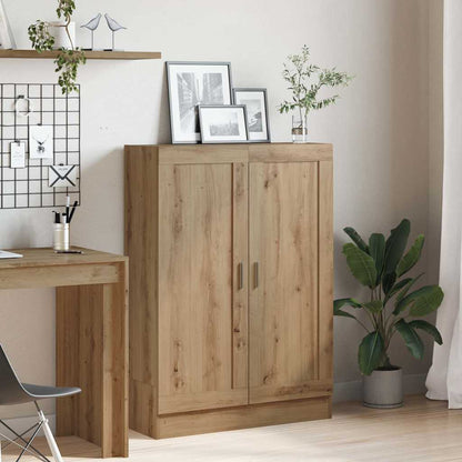 vidaXL Bibliothèque Chêne artisan 82,5x30,5x115 cm Bois d'ingénierie