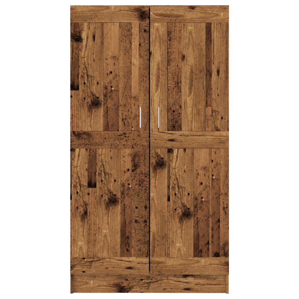 vidaXL Bibliothèque aspect bois recyclé 82,5x30,5x150 cm bois d'ingénierie