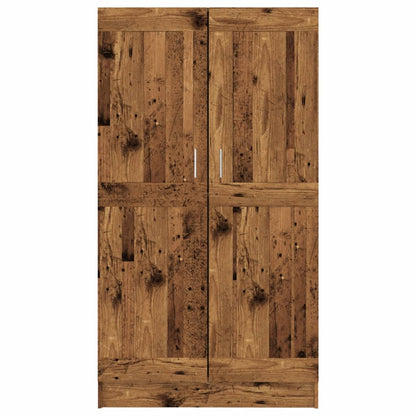 vidaXL Bibliothèque aspect bois recyclé 82,5x30,5x150 cm bois d'ingénierie