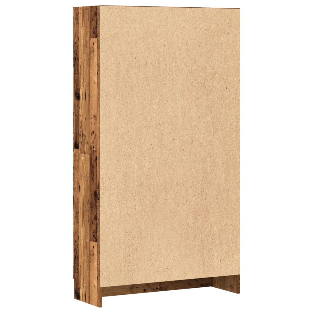 vidaXL Bibliothèque aspect bois recyclé 82,5x30,5x150 cm bois d'ingénierie