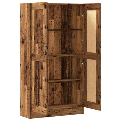 vidaXL Bibliothèque aspect bois recyclé 82,5x30,5x150 cm bois d'ingénierie