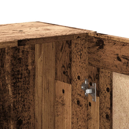 vidaXL Bibliothèque aspect bois recyclé 82,5x30,5x150 cm bois d'ingénierie