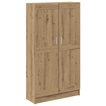 vidaXL Bücherschrank Artisan-Eiche 82,5x30,5x150 cm Holzwerkstoff