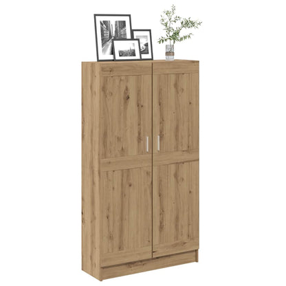 vidaXL Bücherschrank Artisan-Eiche 82,5x30,5x150 cm Holzwerkstoff
