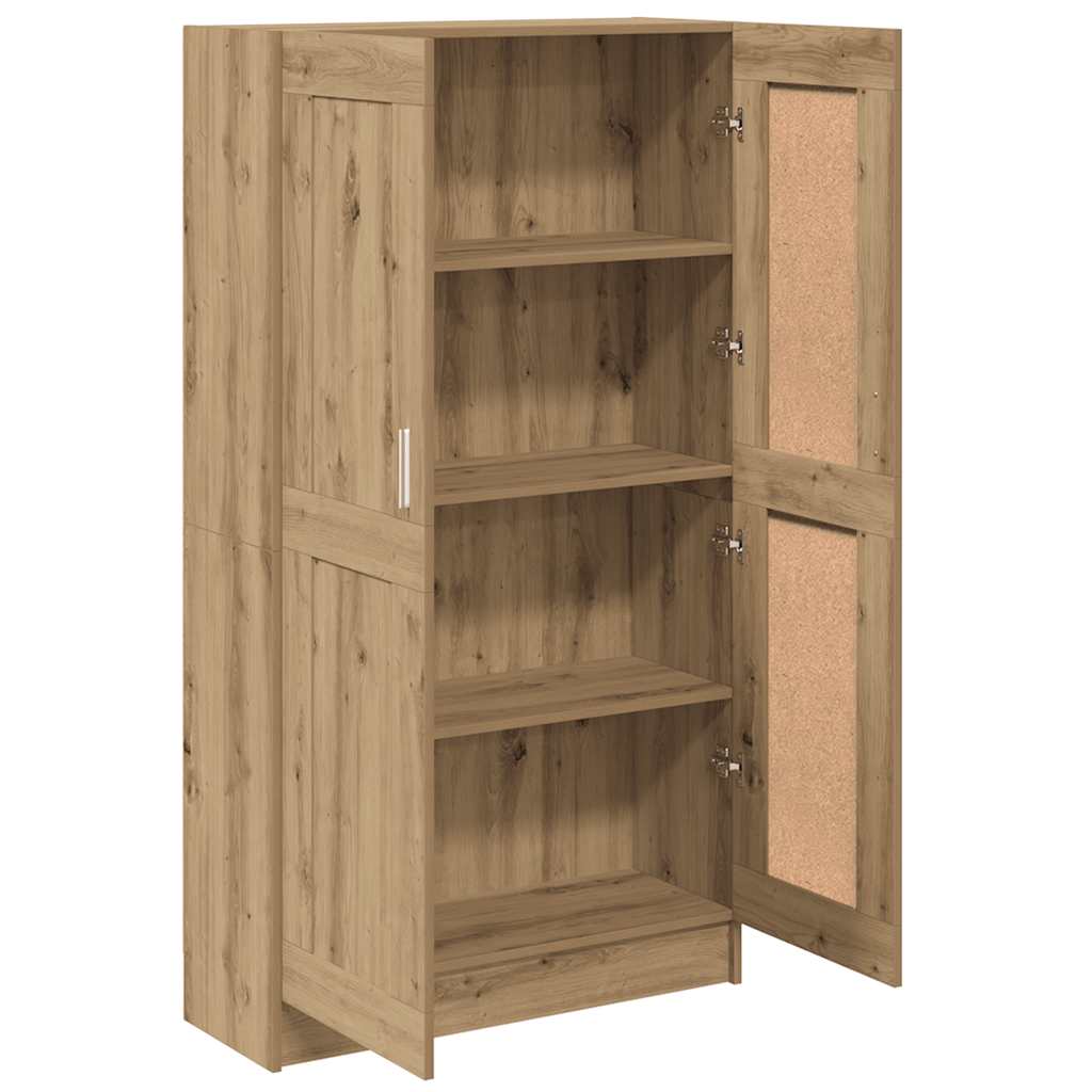 vidaXL Bücherschrank Artisan-Eiche 82,5x30,5x150 cm Holzwerkstoff