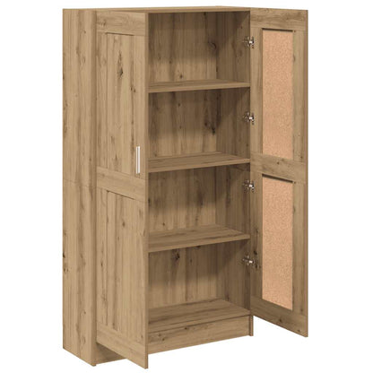 vidaXL Bücherschrank Artisan-Eiche 82,5x30,5x150 cm Holzwerkstoff