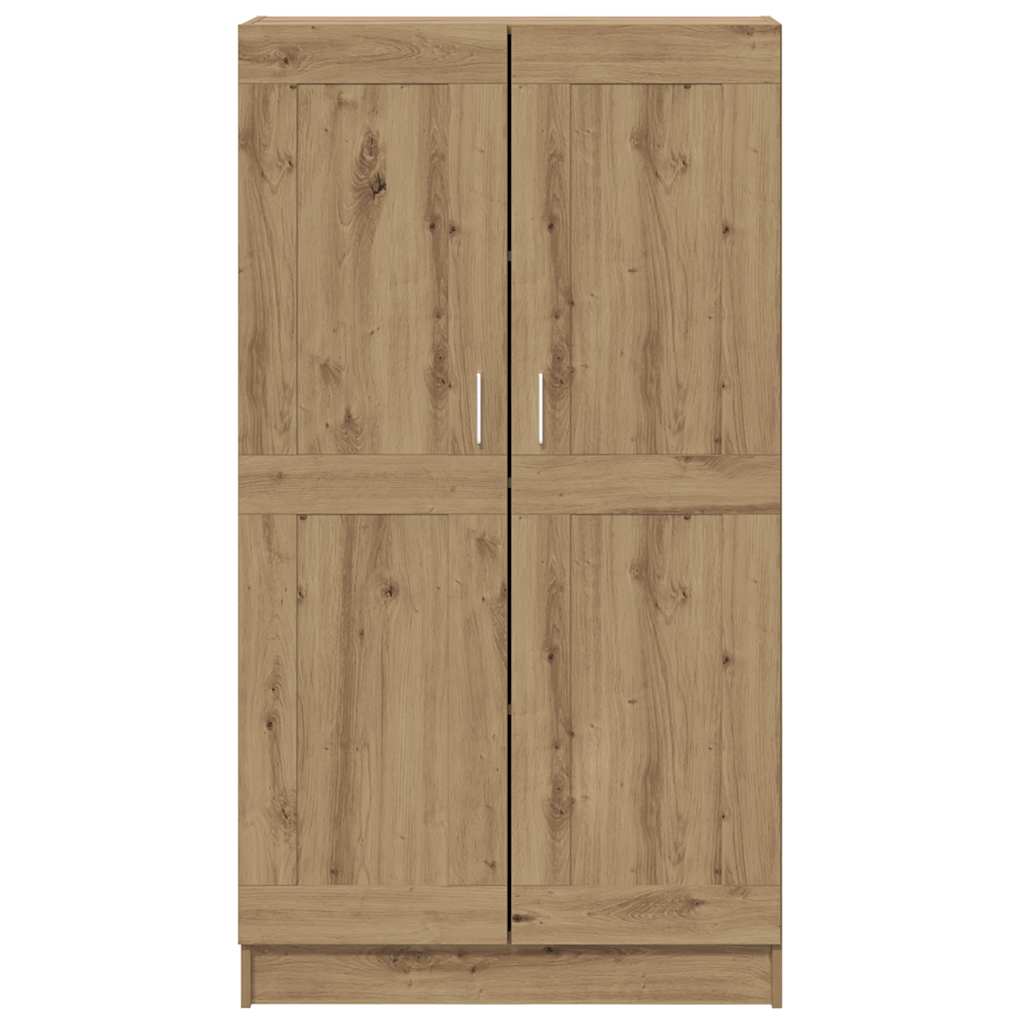 vidaXL Bücherschrank Artisan-Eiche 82,5x30,5x150 cm Holzwerkstoff