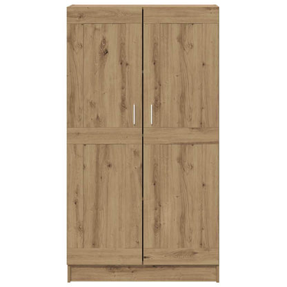 vidaXL Bücherschrank Artisan-Eiche 82,5x30,5x150 cm Holzwerkstoff